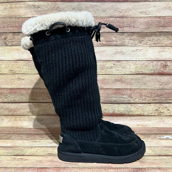 Ugg Boots Black Suburd Winter Boots - Picture 3 of 9